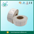 glossy laminated paper label , linerless label without base paper